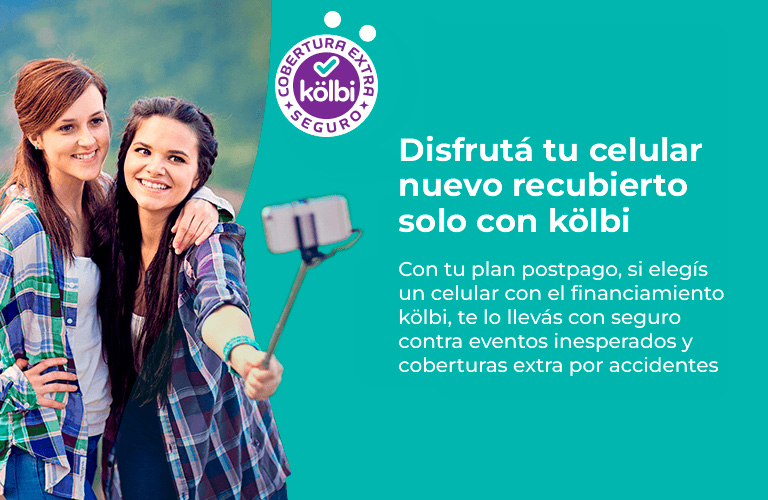 Disfrutá tu celular nuevo REcubierto con seguro y coberturas extra ¡solo con kölbi! 