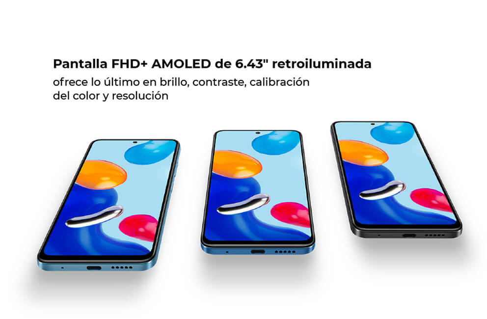 Pantalla FHD+ AMOLED de 6.43" retroiluminada