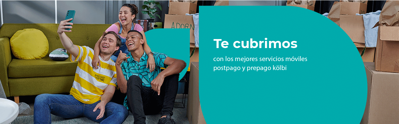 Te cubrimos con los mejores servicios móviles postpago y prepago kölbi