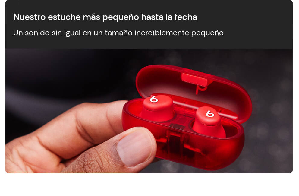 Beats Solo Buds, nuestro estuche más pequeño hasta la fecha