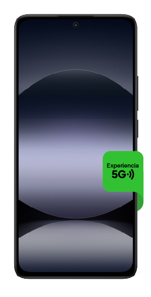 Xiaomi Redmi Note 14 vista frontal con regalo