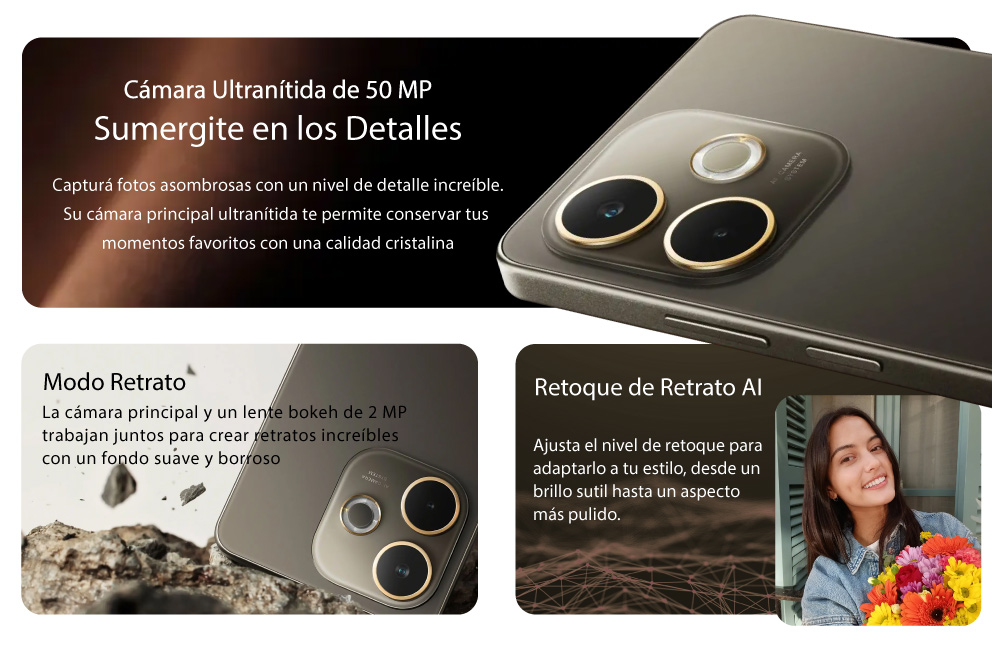 Cámara Ultranítida de 50 MP