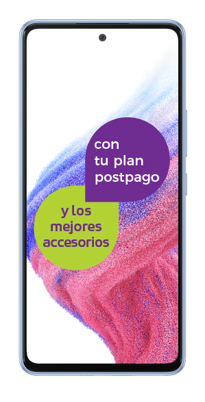 Samsung A53 5G llevátelo con tu plan postpago y los mejores accesorios