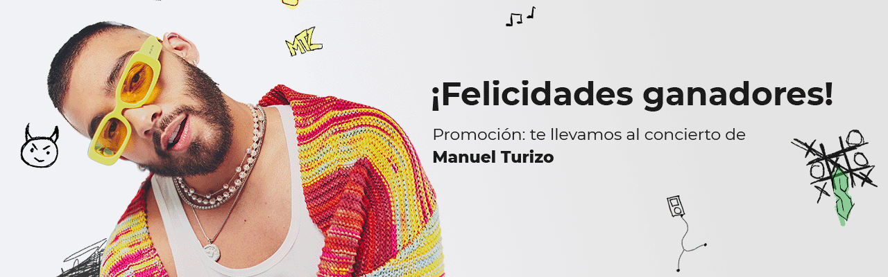 Ganadores promoción "kölbi te lleva al concierto de Manuel Turizo"