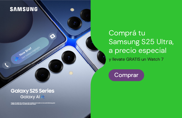 Serie Samsung Galaxy S25: llevate el tuyo con tu plan Ultra k2 + regalías a 24 meses