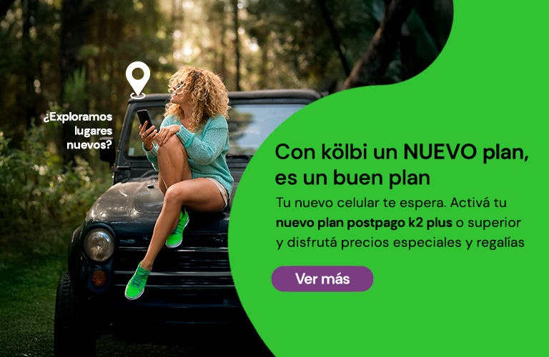 Activá tu nuevo plan postpago k2 plus o superior y disfrutá precios especiales y regalías