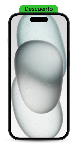 iPhone 15 vista frontal