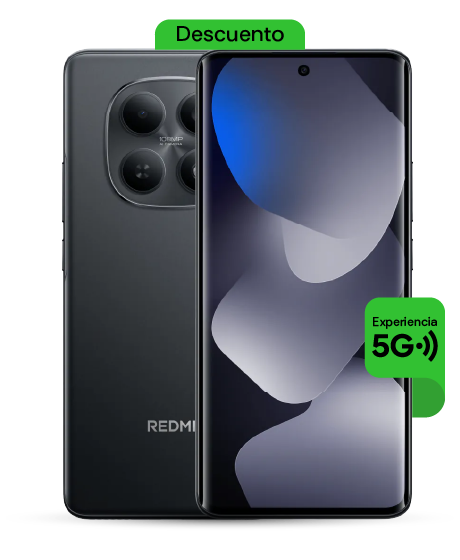 Xiaomi Redmi Note 15 5G vista frontal y trasera