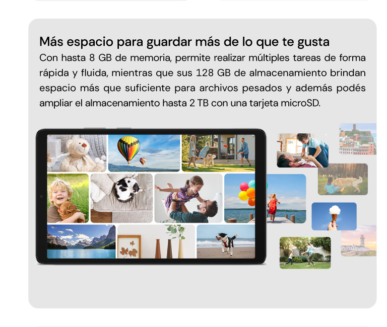 Más espacio para guardar más de lo que te gusta