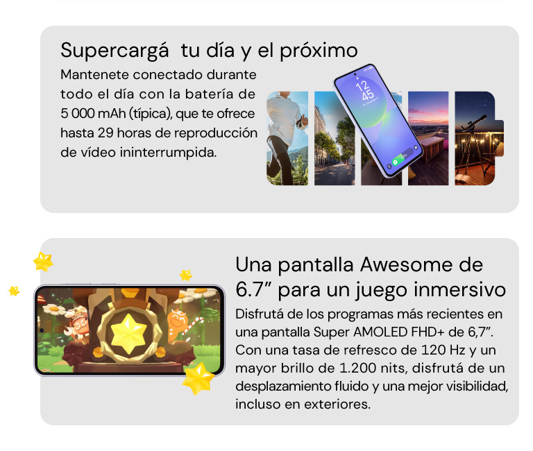 Mantenete conectado durante todo el día