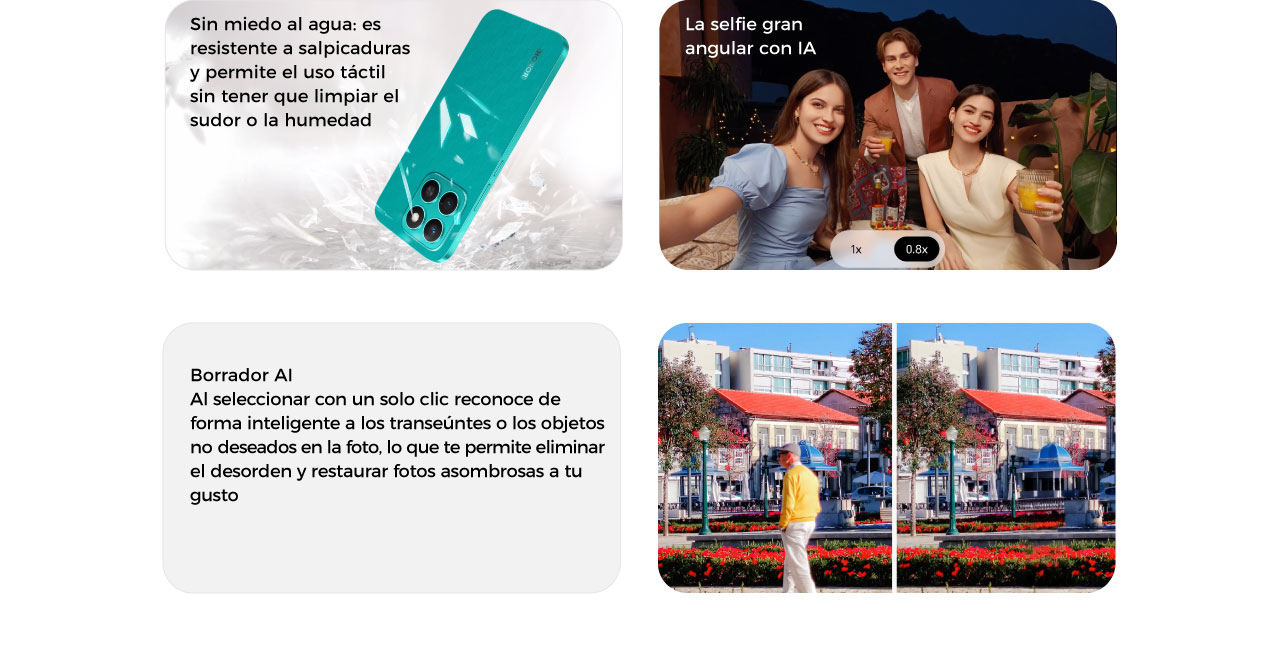 Selfie gran angular, borraor AI que te sorprenderán