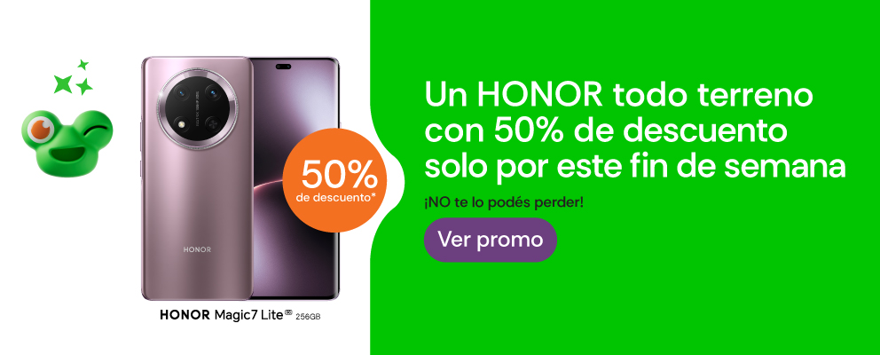 Un HONOR todo terreno con 50% de descuento solo por este fin de semana