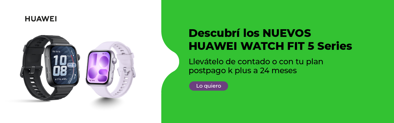 Descubrí los nuevos Huawei Watch Fit 5 series