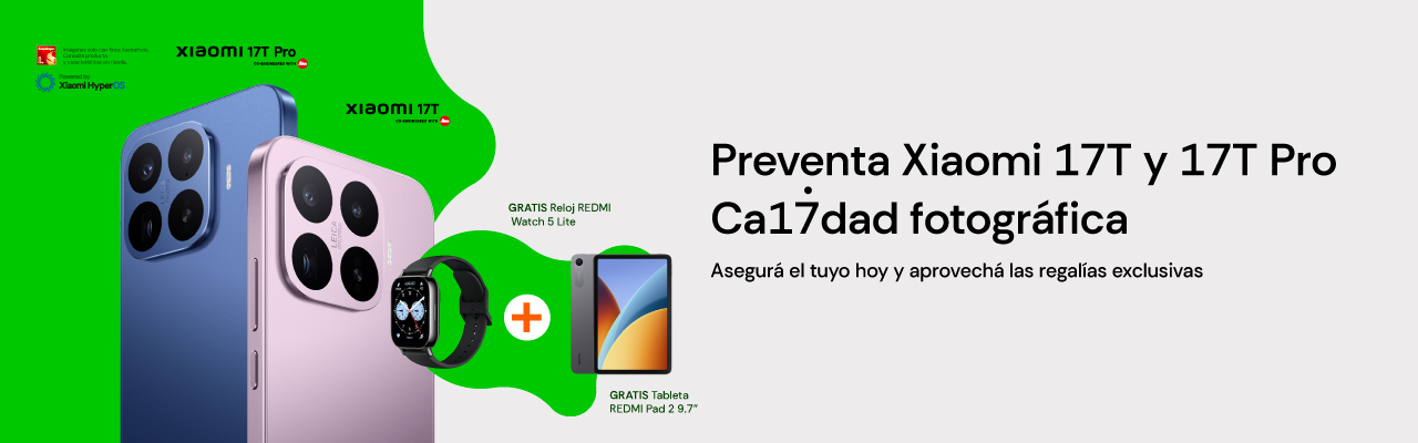 Preventa Xiaomi 17T y 17T Pro