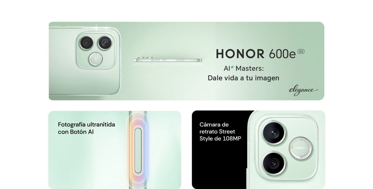 HONOR 600e AI Masters: Dale vida a tu imagen