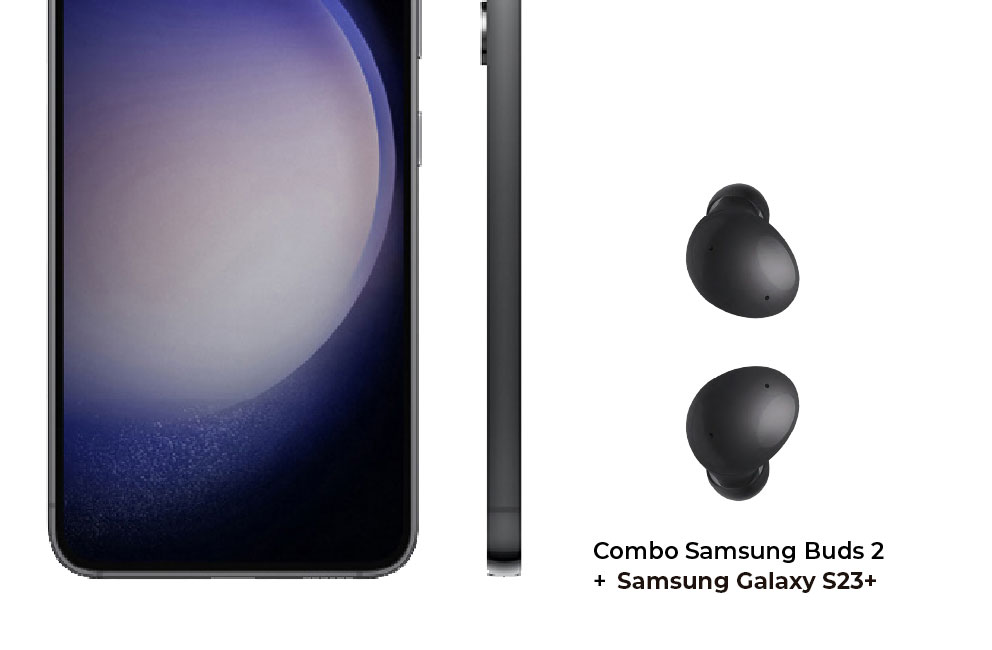 Combo Samsung Buds 2 + Samsung Galaxy S23 plus