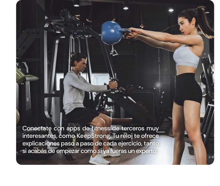 Conectate con apps de fitness 