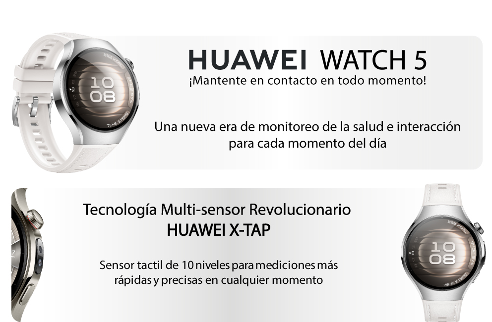 Huawei Watch 5 42MM: sensor HUAWEI X-TAP