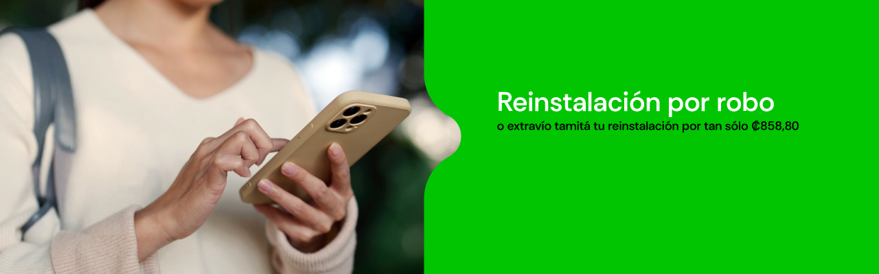 Reinstalación robo o extravío