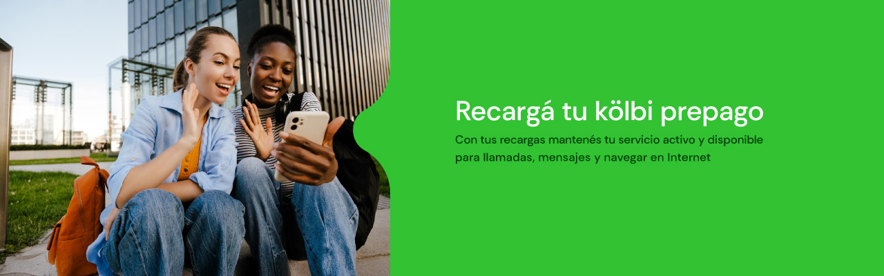 Con tus recargas mantenés tu servicio activo y disponible para llamadas, mensajes y navegar en Internet