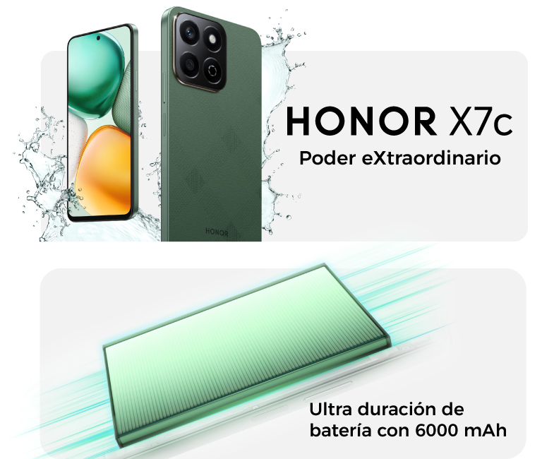 HONOR X7c Ultra duración de batería con 5200 mAh
