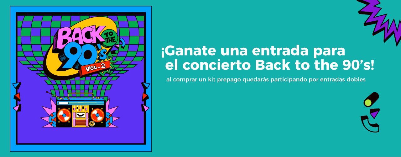 Ganate una entrada para el concierto Back to the 90's
