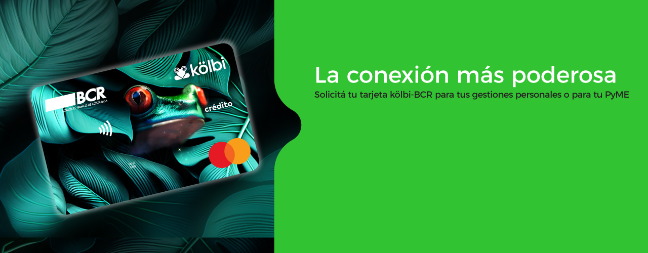 Solicitá tu tarjeta kölbi-BCR para tus gestiones personales