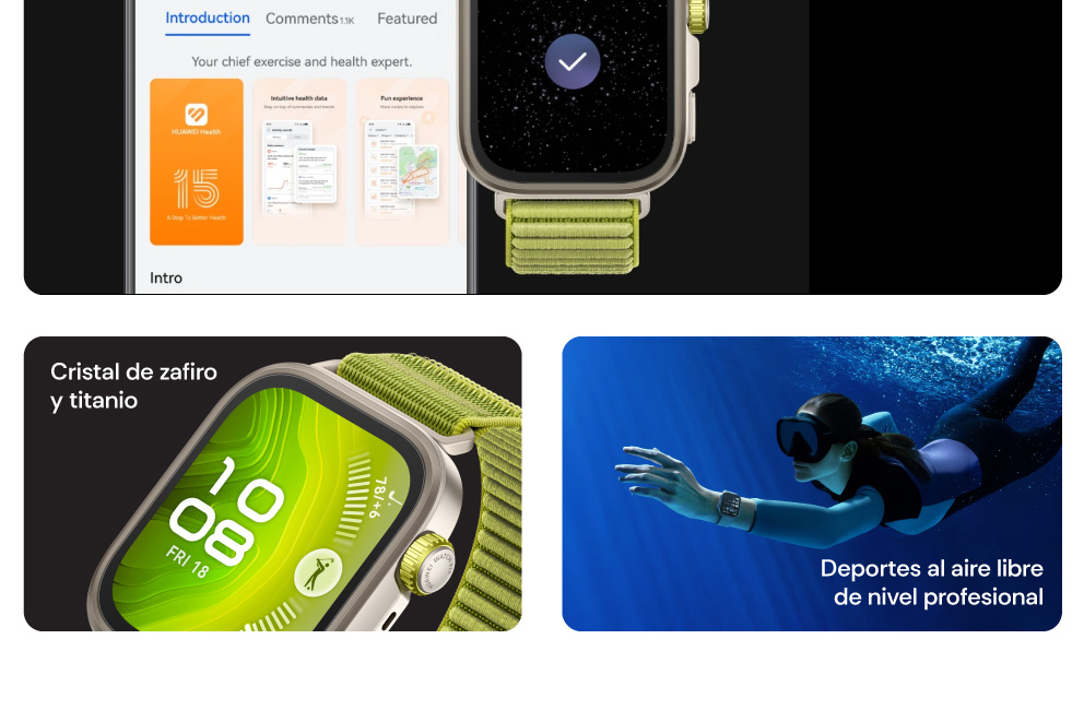 Incorpora la nueva y mejorada tecnología HUAWEI TruSense 