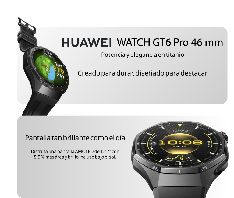 Huawei Watch GT 5: hasta 7 días de duración en la batería