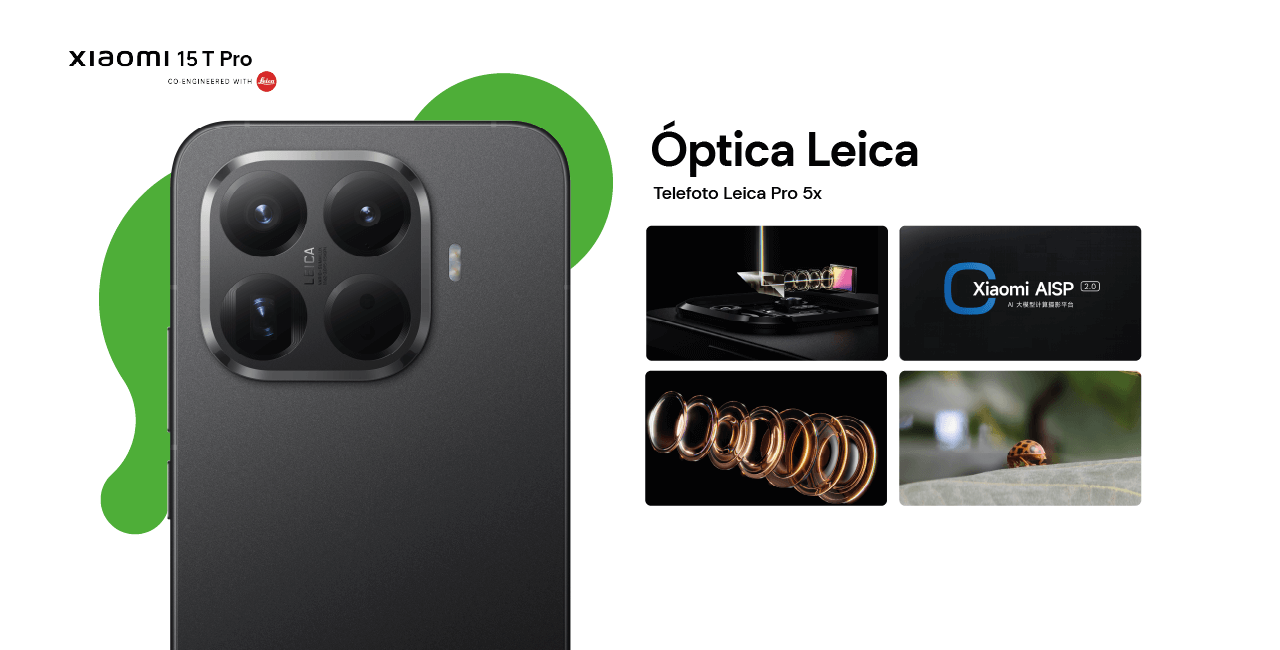 Xiaomi 15T Pro, óptica Leica 