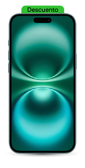 iPhone 16 vista frontal