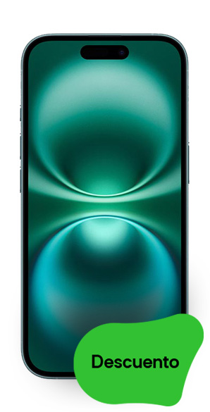 iPhone 16 vista frontal