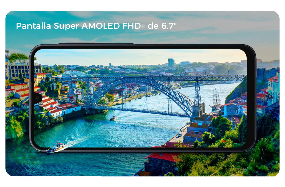 Pantalla súper AMOLED FHD+ de 6.7