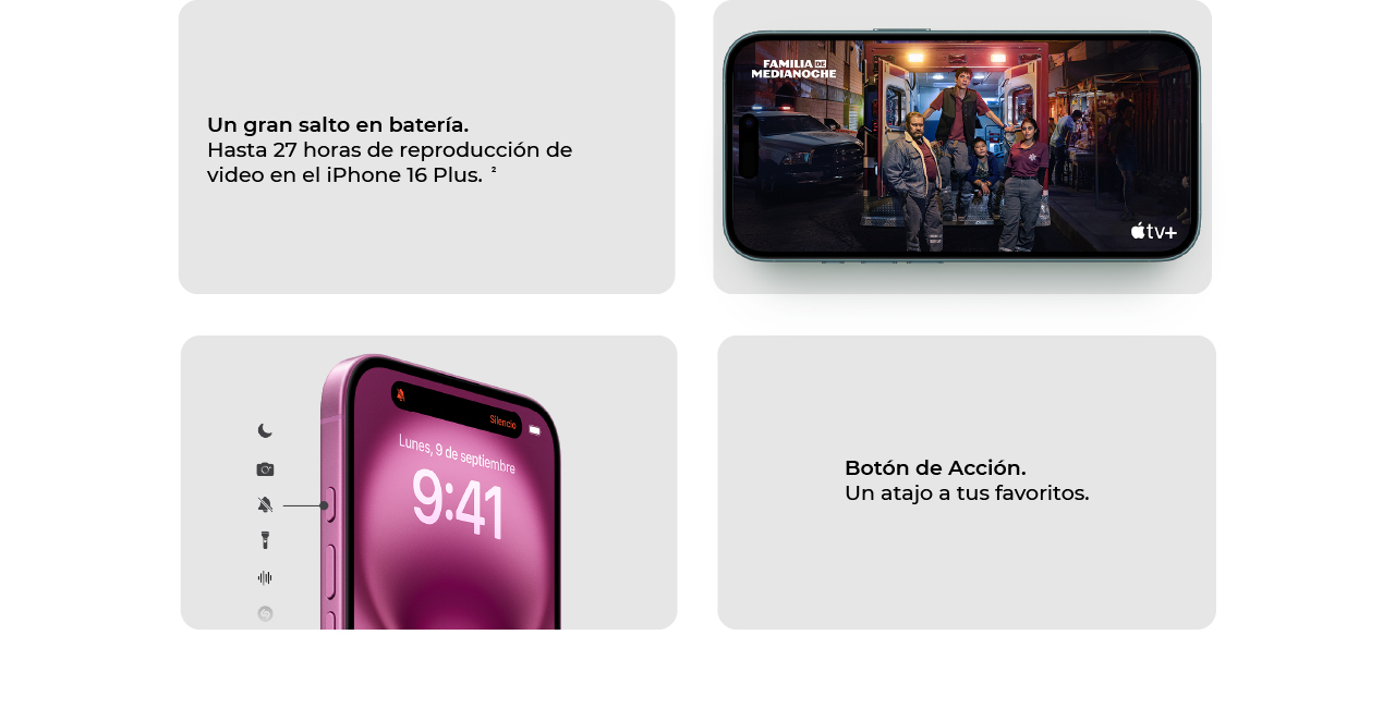 iPhone 16 Plus con botón de acción, un atajo a tus favoritos