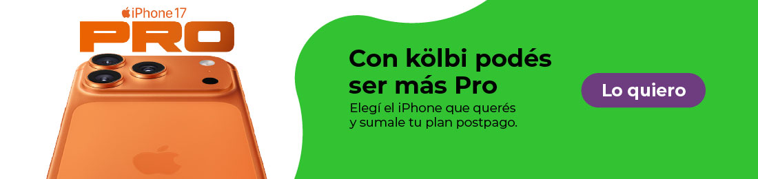 Con kölbi podés ser más pro, elegí el iPhone que querés y sumale tu plan postpago