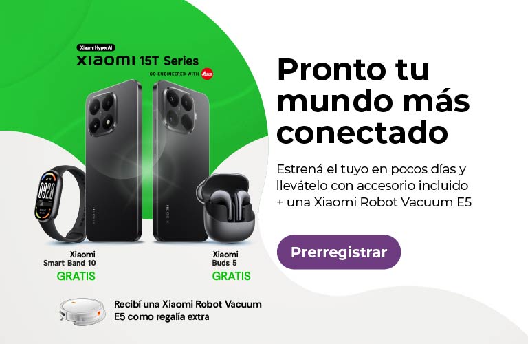 Xiaomi 15T Series: estrená el tuyo en pocos días y llevátelo con accesorio incluido + una Xiaomi Vacuum E5