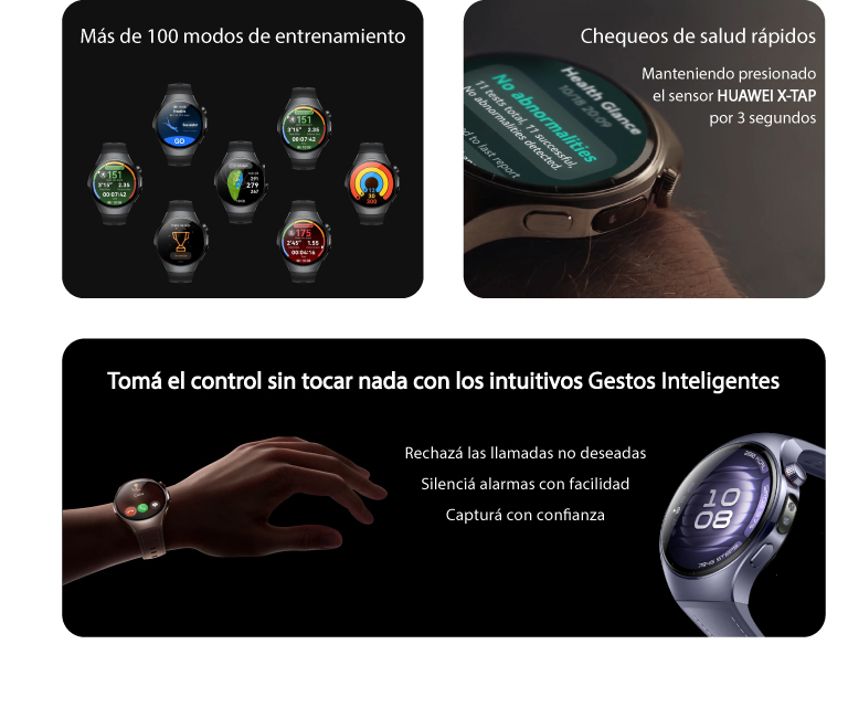 Más de 100 modos de entrenamiento 