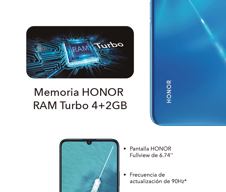Memoria RAM Turbo 4+2GB y cámara gran angular de 5MP