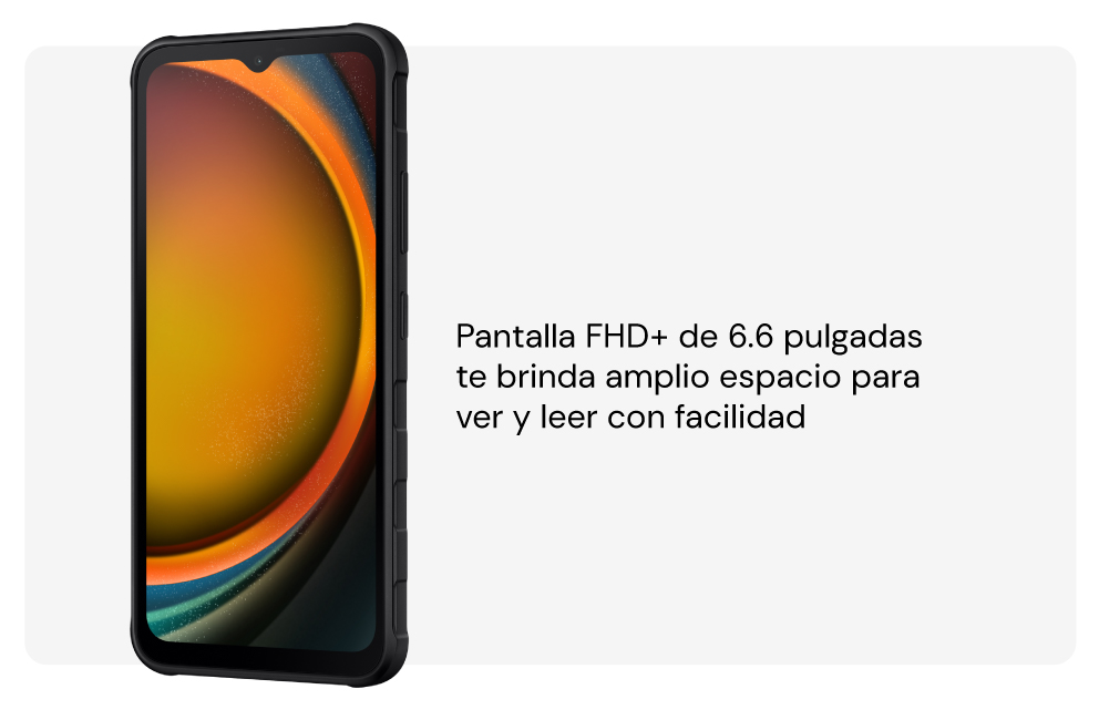 Samsung Galaxy XCover 7 con pantalla FHD+ de 6.6 pulgadas