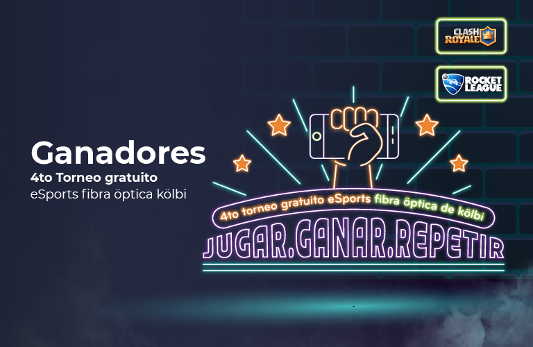 Ganadores "4to Torneo gratuito eSports fibra öptica kölbi