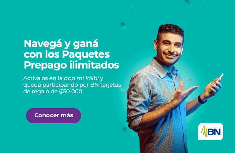 Activá los Paquetes de Internet Prepago ilimitados en la app mi kölbi y participá por tarjetas de regalo