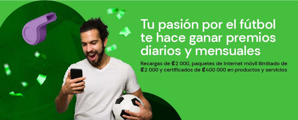 Ganá premios diarios y mensuales: recargas, paquetes de internet móvil ilimitado y certificados en productos y servicios