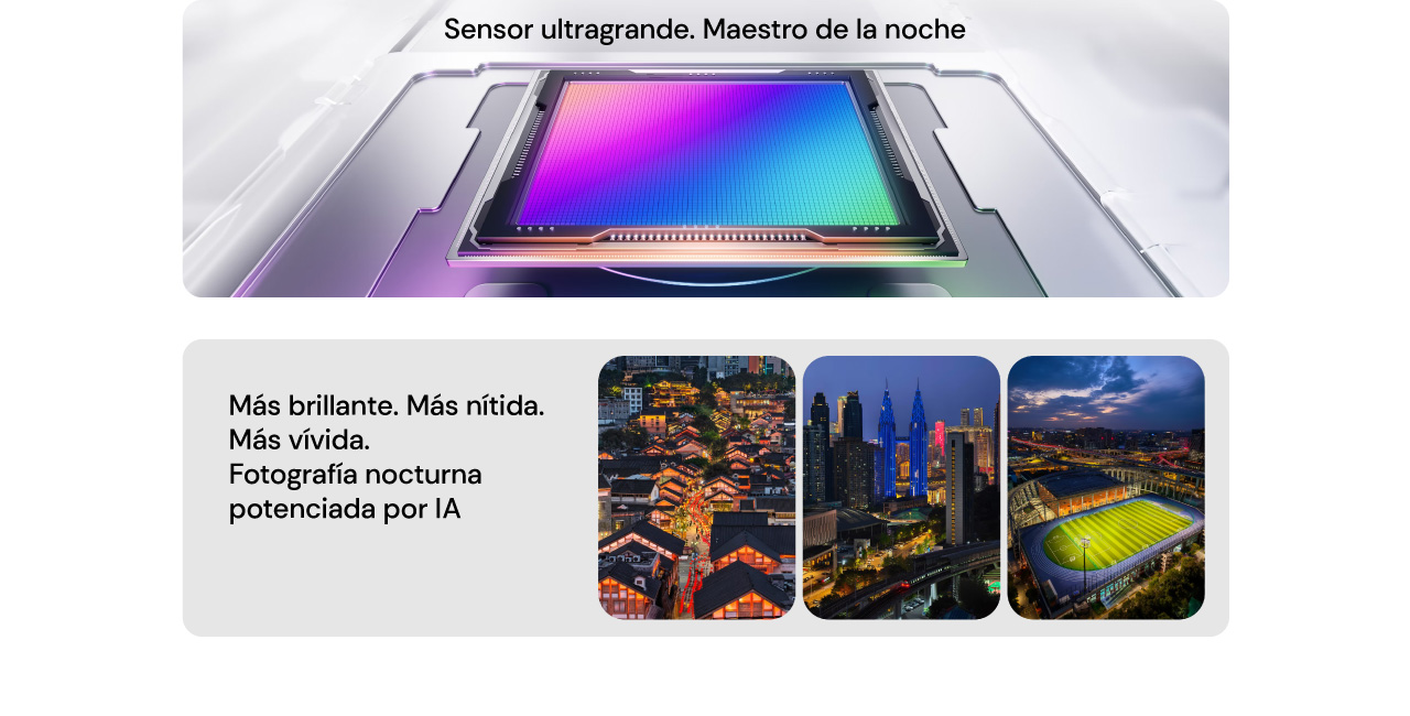 Fotografía nocturna potencia por IA
