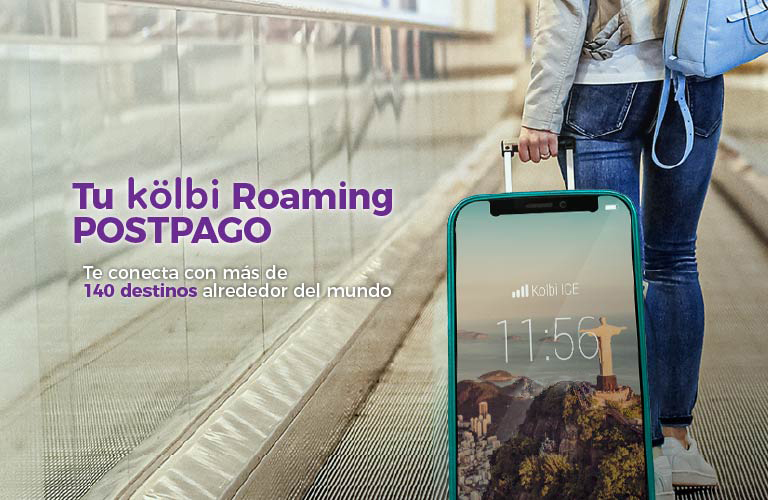 Roaming postpago te conecta desde más de 140 destinos alrededor del mundo 
