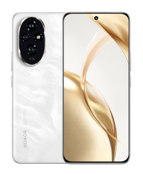 Honor 200 vista frontal y trasera