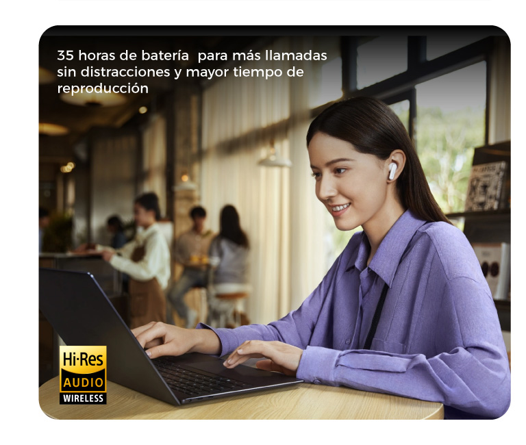 35 horas de batería