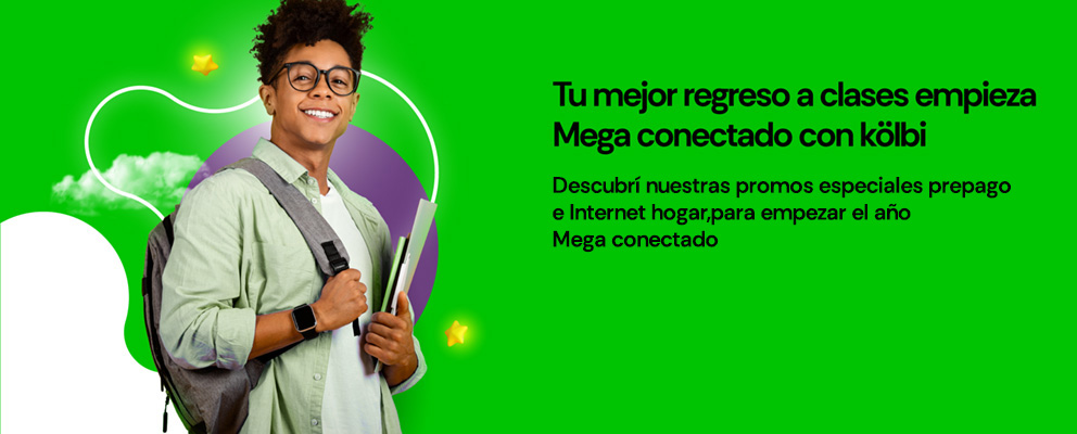 Tu mejor regreso a clases empieza Mega conectado con kölbi