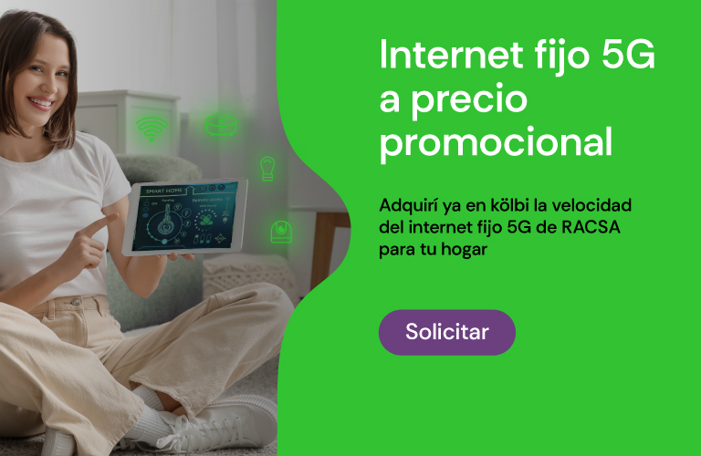 Internet fijo 5G a precio promocional, aprovechá y contratalo