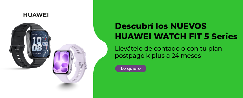 Descubrí los nuevos Huawei Watch Fit 5 series