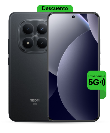 Xiaomi REDMI Note 15 Pro+ vista frontal y trasera